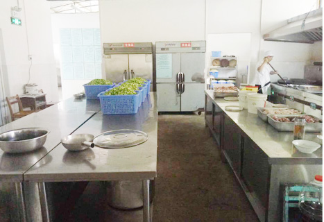 青白江人和学校食堂大菠萝福利网站导航设备现场使用图片