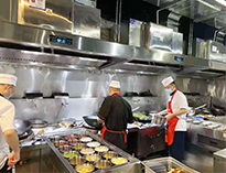 四川大型食堂大菠萝福利网站导航设备生产厂家告诉你企业总部食堂怎么设计